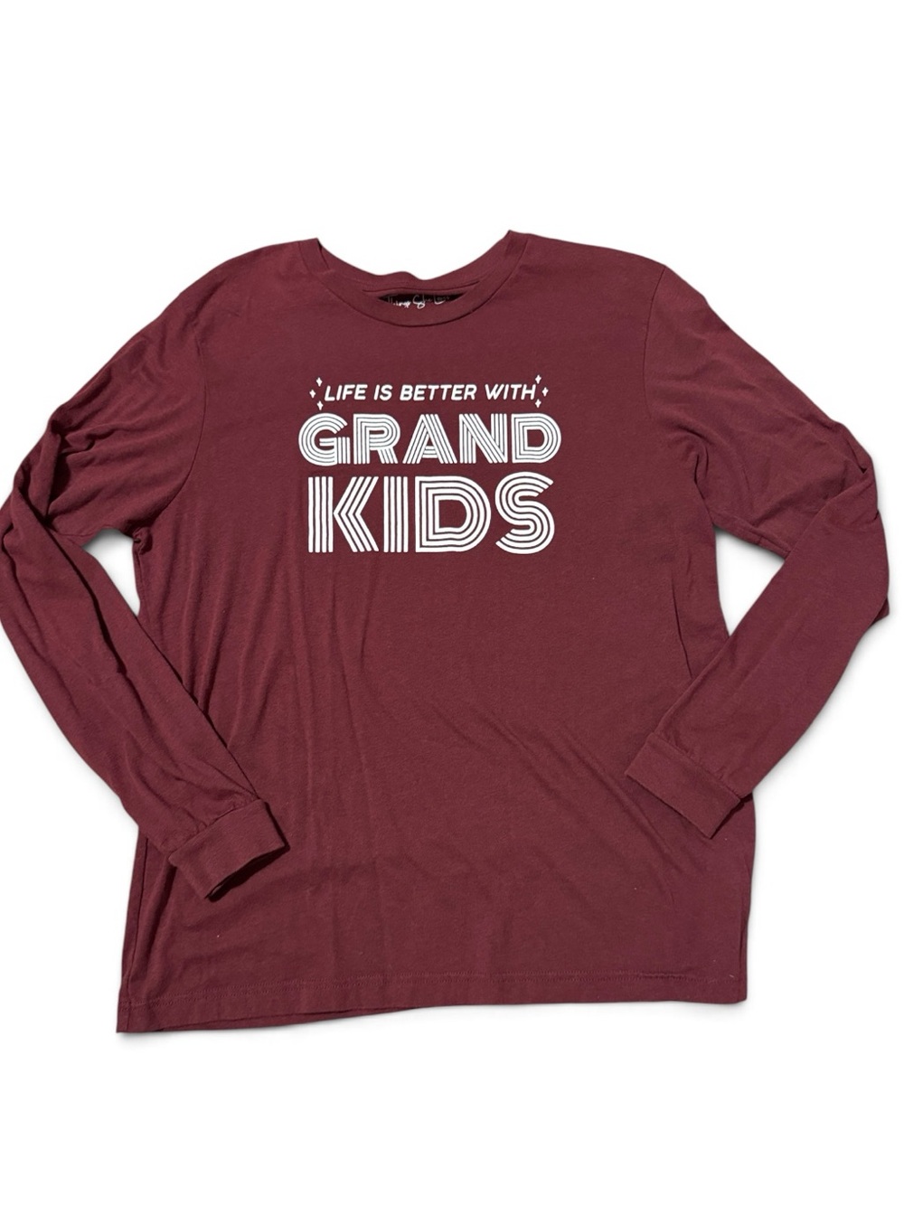 Life is better with grandkids long sleeve T-shirt